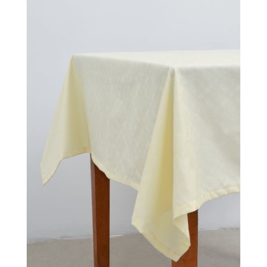 Μονόχρωμo Ζακάρ Καρώ Τραπεζομάντηλο Cube σε 2 Αποχρώσεις