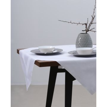 Βαμβακερό Τραπεζομάντηλο Ναπερόν 70x70cm Gourmet 2 ατόμων (70x70cm) Άσπρο Βαμβακερό Τραπεζομάντηλο Ναπερόν 70x70cm Gourmet 2 ατόμων (70x70cm) Άσπρο