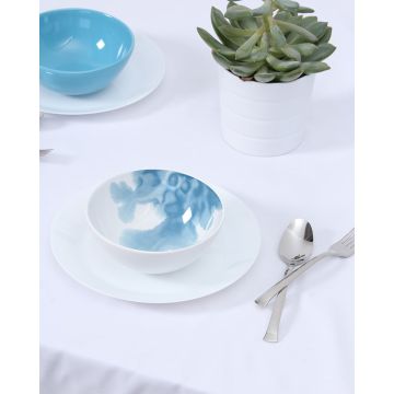 Καπαρντίνα Λευκό Τραπεζομάντηλο Ναπερόν Restaurant Diagonale  Άσπρο - 