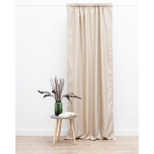 Έτοιμη Ραμμένη Κουρτίνα Συσκότισης Blackout σε 5 Αποχρώσεις 140x245cm.  Στενό Φύλλο (140x245cm)