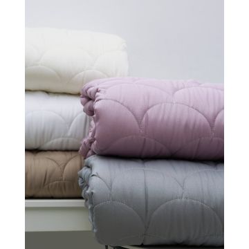 Μονόχρωμο Κουβερλί Microfiber Sandy