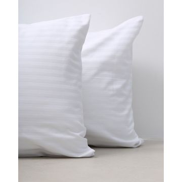 Λευκή Απλή Ξενοδοχειακή Μαξιλαροθήκη Studio 52x72cm Άσπρο - 