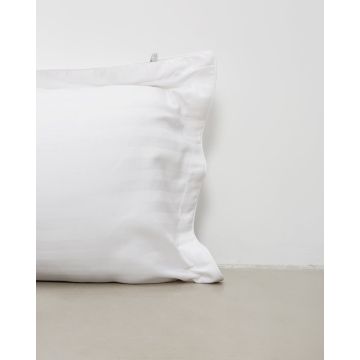 Ξενοδοχειακή Μαξιλαροθήκη Oxford 3 Πλευρές Με Ρέλι Chalet 50x70 5cm Άσπρο - 