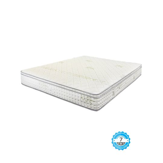 Ανατομικό Memory Foam Καπιτονέ Στρώμα Pocket με Ύφασμα Tencel Mindy Άσπρο