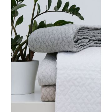 3D Ζακάρ Τραβέρσα Runner Διακόσμησης Κρεβατιού γεωμετρικό Augerinos - 