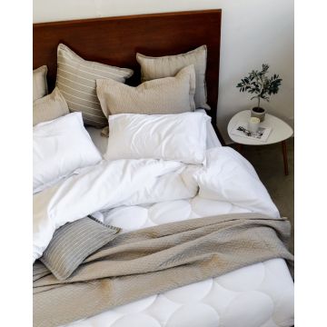 3D Ζακάρ Τραβέρσα Runner Διακόσμησης Κρεβατιού γεωμετρικό Augerinos - 