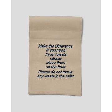 Υφασμάτινη Σήμανση Hospitality Fresh Towels 15x35cm One Size (15x35cm) - 