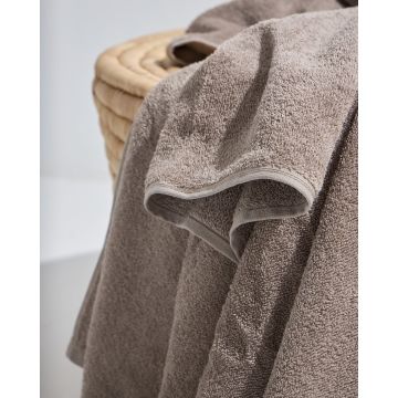 Μπουρνουζοπετσέτα | 90x200cm - Γκρι - Μπεζ [MODEL PNN-013560.701928]