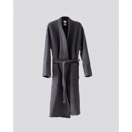 Unisex Ανθρακί Βαμβακερό Πικέ Μπουρνούζι Arena Ανθρακί