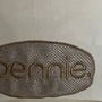 Βαμβακερός Σάκος Απλύτων με Μπεζ Κέντημα Pennie & Κορδόνι Labada 37x43cm - 