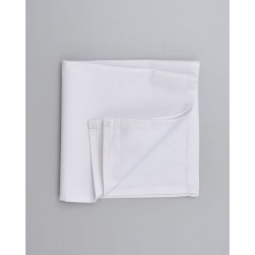 Βαμβακερή Ζακάρ Cube Πετσέτα Φαγητού Manuel 53x53cm 53x53cm Άσπρο