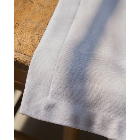 Πετσέτα Φαγητού με Γαλλική Ραφή Restaurant Diagonale 52x52cm 52x52cm Άσπρο