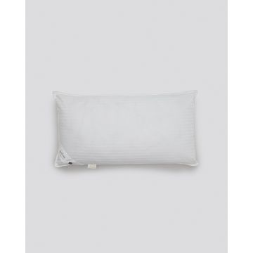 Μέτριο Βαμβακοσατέν Μαξιλάρι Ύπνου Πουπουλένια Αίσθηση 50x90cm Zygos 50x90cm Άσπρο