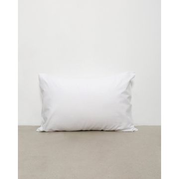 Λευκή Απλή Ξενοδοχειακή Μαξιλαροθήκη Peak 52x72cm 52x72cm Άσπρο