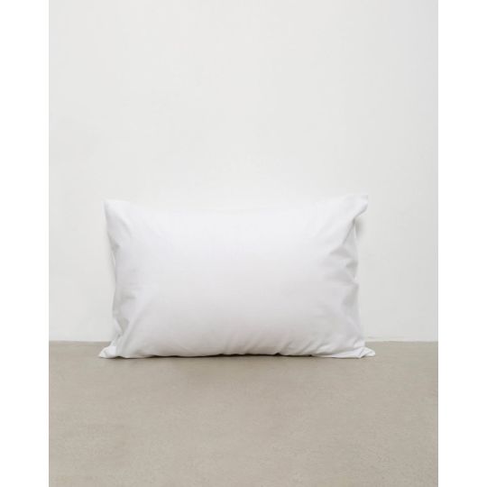 Λευκή Απλή Ξενοδοχειακή Μαξιλαροθήκη Peak 52x72cm 52x72cm Άσπρο