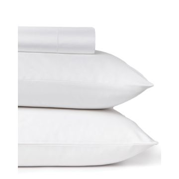 Λευκή Απλή Ξενοδοχειακή Μαξιλαροθήκη Peak 52x72cm 52x72cm Άσπρο - 