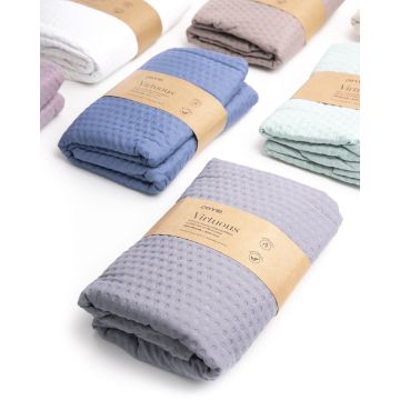 Microsilk Καπιτονέ Μονόχρωμες Oxford Ζεύγος Μαξιλαροθήκες Virtuous σε 8 Αποχρώσεις 50x70+5cm 50x70 5cm