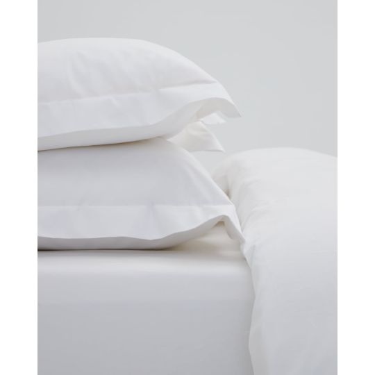 Βαμβακοσατέν Oxford Μαξιλαροθήκη Ύπνου Mansion 63x93+5cm Άσπρο