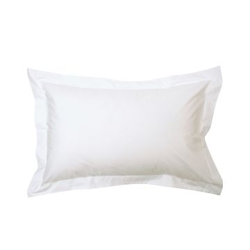 Βαμβακοσατέν Oxford Μαξιλαροθήκη Ύπνου Mansion 63x93+5cm Άσπρο - 