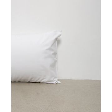 Απλή Βαμβακερή Μαξιλαροθήκη Περκάλι Pallas 52x72cm 52x72cm Άσπρο
