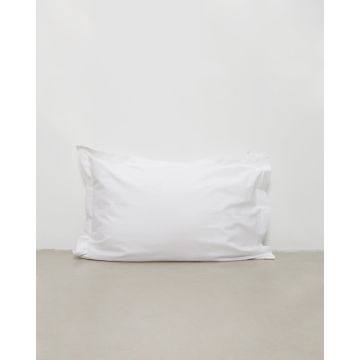 Ξενοδοχειακή Περκαλένια Μαξιλαροθήκη Oxford 3 Πλευρές Pallas 50x70 5cm Άσπρο