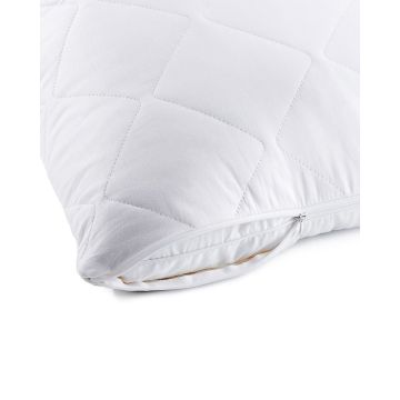 Microsilk Καπιτονέ Μαξιλαροθήκη Προστασίας Μαξιλαριού Brasil 50x70cm 50x70cm Άσπρο - 