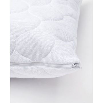 Αδιάβροχο Καπιτονέ Ζεύγος Μαξιλαροθήκες Προστασίας Blanco 50x90cm 50x90cm Άσπρο - 