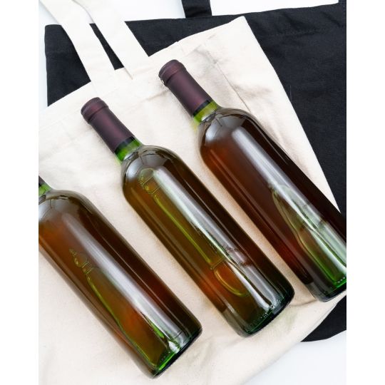 Βαμβακερή Υφασμάτινη Τσάντα Tote Combo σε 2 Αποχρώσεις 40x30x15cm One Size (40x30x15cm)