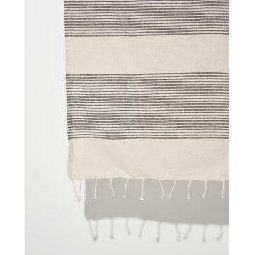 Βαμβακερό Παρεό με Λεπτές Ρίγες & Κρόσσι Kalea 90x170cm Παρεό | 90x170cm Multi - 