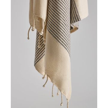 Βαμβακερό Παρεό με Λεπτές Ρίγες & Κρόσσι Kalea 90x170cm Παρεό | 90x170cm Multi - 