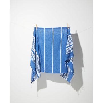 Ριγέ Πετσέτα Παρεό με Κρόσσι Keaka σε 3 Αποχρώσεις 90x170cm Παρεό | 90x170cm - 