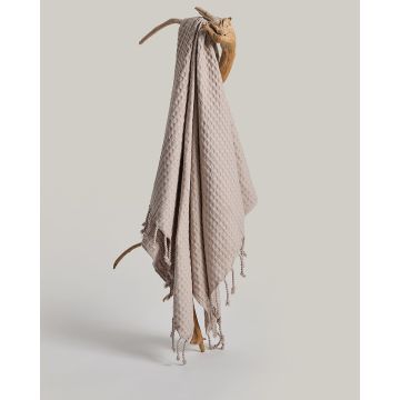 Παρεό | 90x170cm - Γκρι - Μπεζ [MODEL PNN-013145.702108]