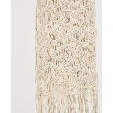 Boho Βαμβακερή Macrame Τραβέρσα Runner Teemant 50x240cm Τραβέρσα (50x240cm) Σοκολά - 