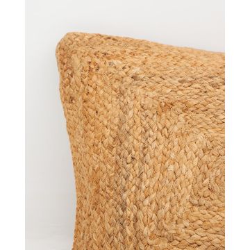 Οικολογική Boho Διακοσμητική Μαξιλαροθήκη Γιούτα Madhu 45x45cm 45x45cm Natural - 