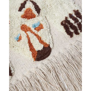 One Size (68x60cm(70cm με κρόσσια)) - Μπεζ [MODEL PNN-007299.700957]