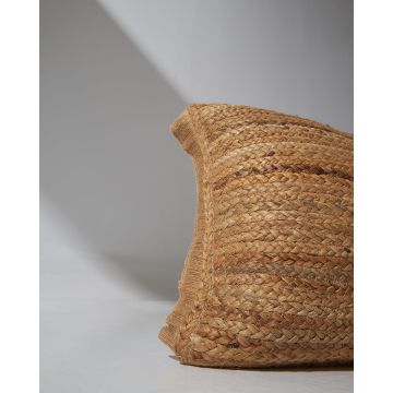 Οικολογικό Boho Διακοσμητικό Μαξιλάρι Γιούτα με Κρόσσια Lalika 40x40cm 40x40cm Μπεζ - 