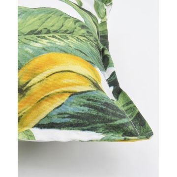 Διακοσμητική Μαξιλαροθήκη Green Leaves 40x40cm 40x40cm - 