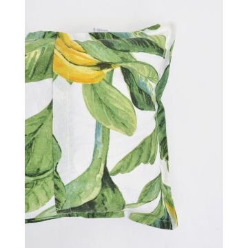Διακοσμητική Μαξιλαροθήκη Green Leaves 40x40cm 40x40cm - 