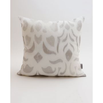 Διακοσμητική μαξιλαροθήκη Lima με ζακάρ σχέδιο 40x40cm - 