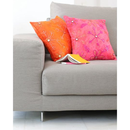 Διακοσμητική Μαξιλαροθήκη Ταφτάς Jaipur 40x40cm