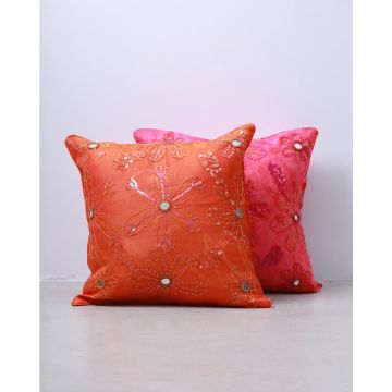 Διακοσμητική Μαξιλαροθήκη Ταφτάς Jaipur 40x40cm - 