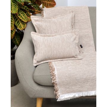 Σενίλ Διακοσμητική Oxford Μαξιλαροθήκη Ramnus σε 4 Αποχρώσεις