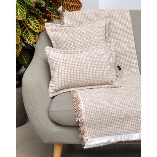 Σενίλ Διακοσμητική Oxford Μαξιλαροθήκη Ramnus σε 4 Αποχρώσεις