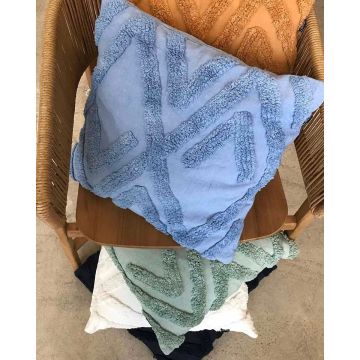 Boho Βαμβακερή Ανάγλυφη Διακοσμητική Μαξιλαροθήκη Aignousa σε 5 Αποχρώσεις 45x45cm 45x45cm Boho Βαμβακερή Ανάγλυφη Διακοσμητική Μαξιλαροθήκη Aignousa σε 5 Αποχρώσεις 45x45cm 45x45cm