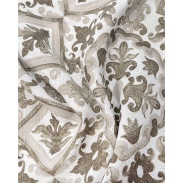 Διακοσμητική Μαξιλαροθήκη Arabesque Σχέδιο Molise 40x40cm 40x40cm Γκρι - 