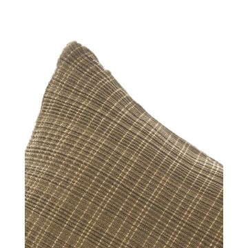 Διακοσμητική Μαξιλαροθήκη Plains 40x40cm.  40x40cm Καφέ - 