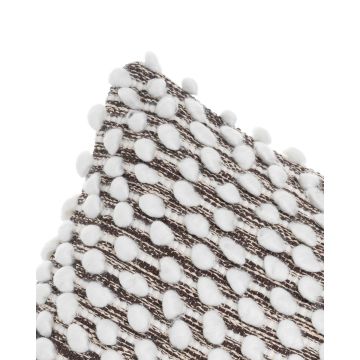 Boho Βαμβακερή Μακραμέ Μαξιλαροθήκη Φιγούρας Karan 45x45cm 45x45cm Εκρού - 