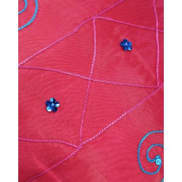 Διακοσμητική Ροζ Μαξιλαροθήκη Ταφτάς 40x40cm Ροζ - 