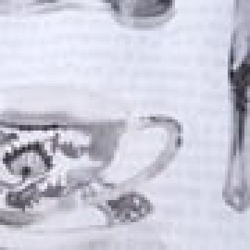 Βελούδινη Διακοσμητική Oxford Mαξιλαροθήκη English Breakfast 40x40 2cm - 