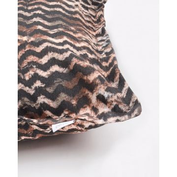 Διακοσμητική Μαξιλαροθήκη Verona Verde 40x40cm 40x40cm Καφέ - 